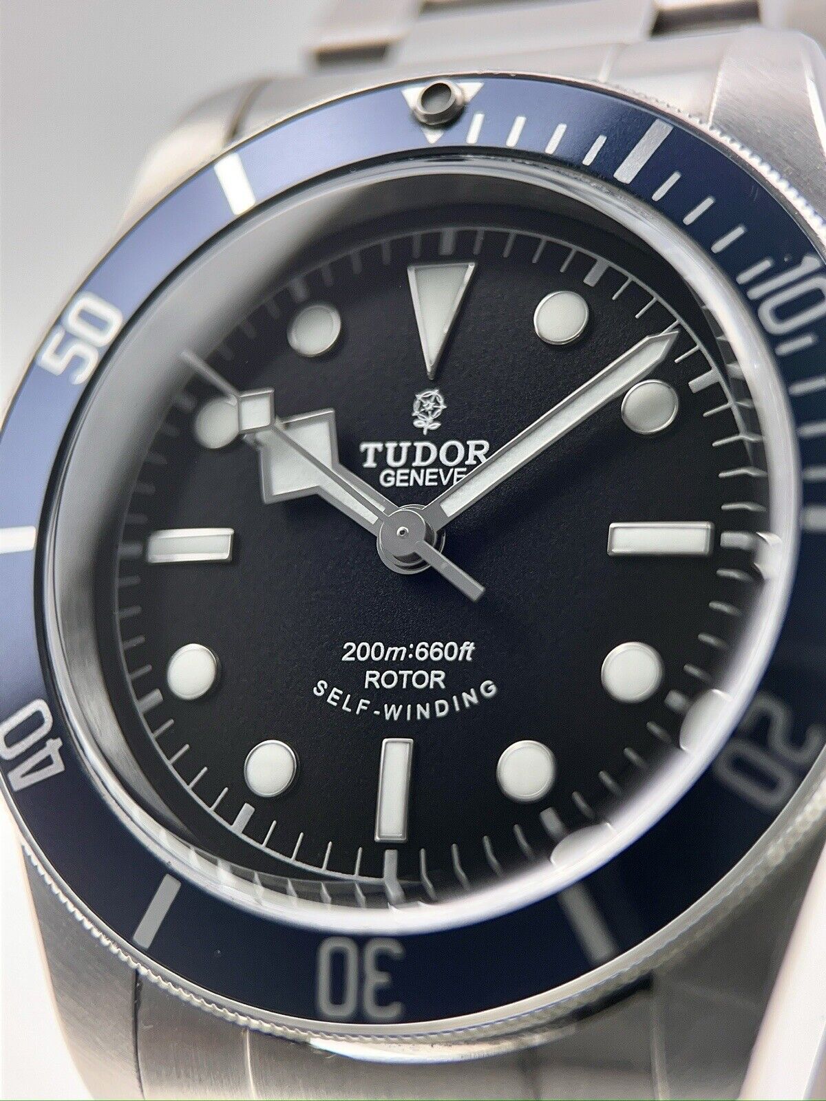 Tudor Heritage Black Bay Blue Steel Blue 41mm Automatic Men’s Watch 79220B