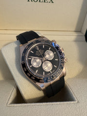 Rolex Daytona 18k Rose Gold On Oysterflex Bracelet 40mm Watch 126515LN
