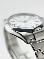 Rolex Oyster Perpetual 39 Steel White Automatic Men’s Watch 114300 - Box/Papers