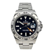 Rolex Explorer II Black 216570 Stainless Steel GMT Date 42mm Men’s Watch