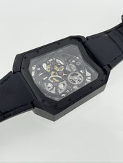 Aventi A10 Tourbillon Titanium Black 48x55mm Manual Wind Men’s Watch A10-04