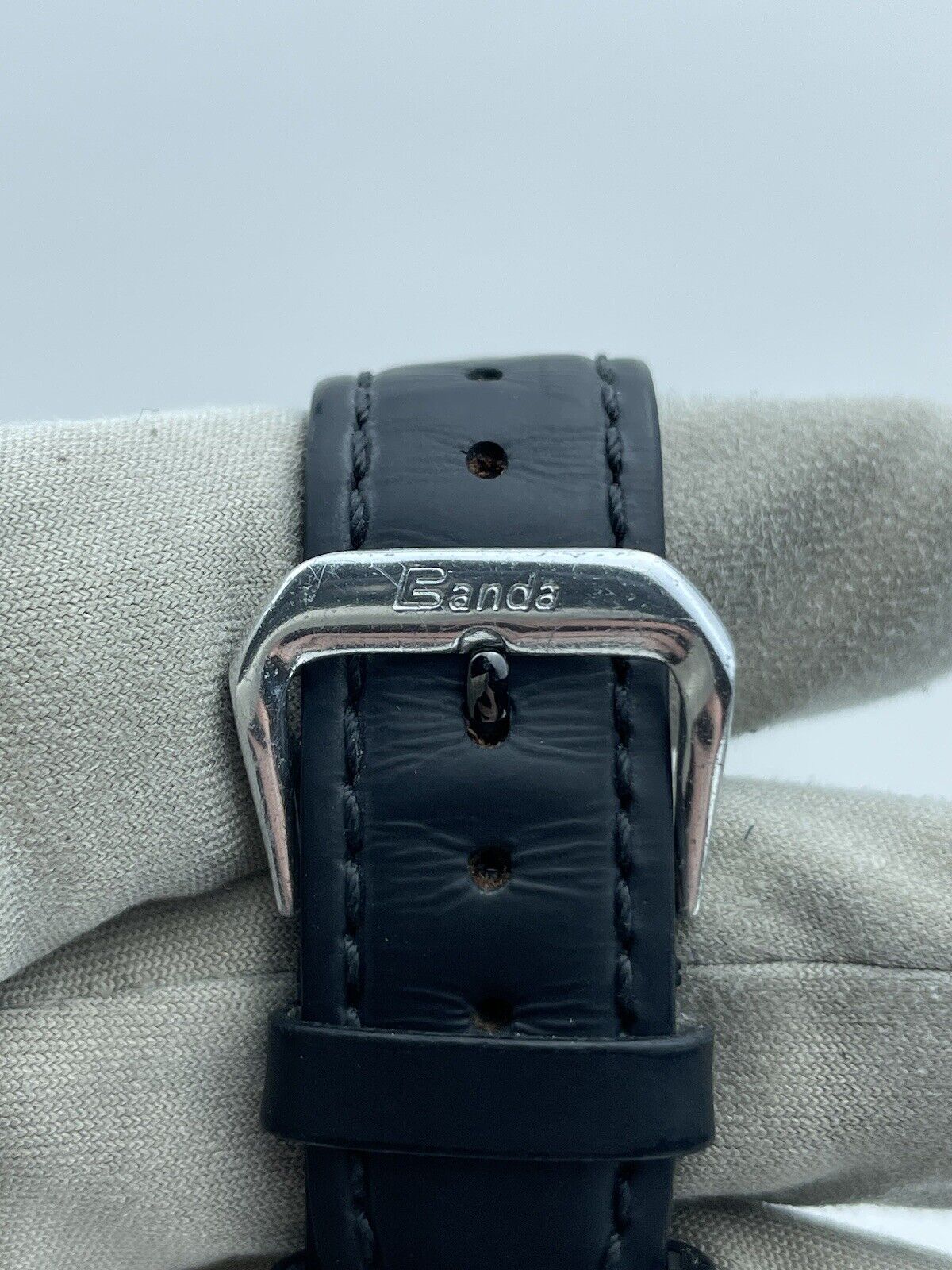 BVLGARI Via De Condotti Carbon Gold Automatic Black Leather Watch