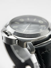 Panerai Luminor Base Logo Manual Wind 44mm Steel Mens Strap Watch PAM1000