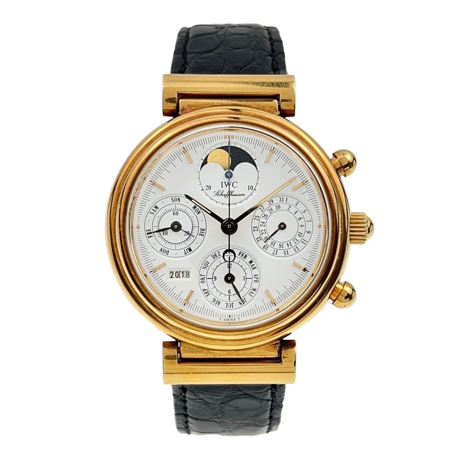 IWC Da Vinci Perpetual Calendar 18k Yellow Gold 39mm Automatic Men’s Watch