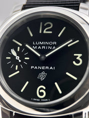 Panerai Luminor Base Logo 44mm Steel Mens Watch PAM01005 Manual Wind