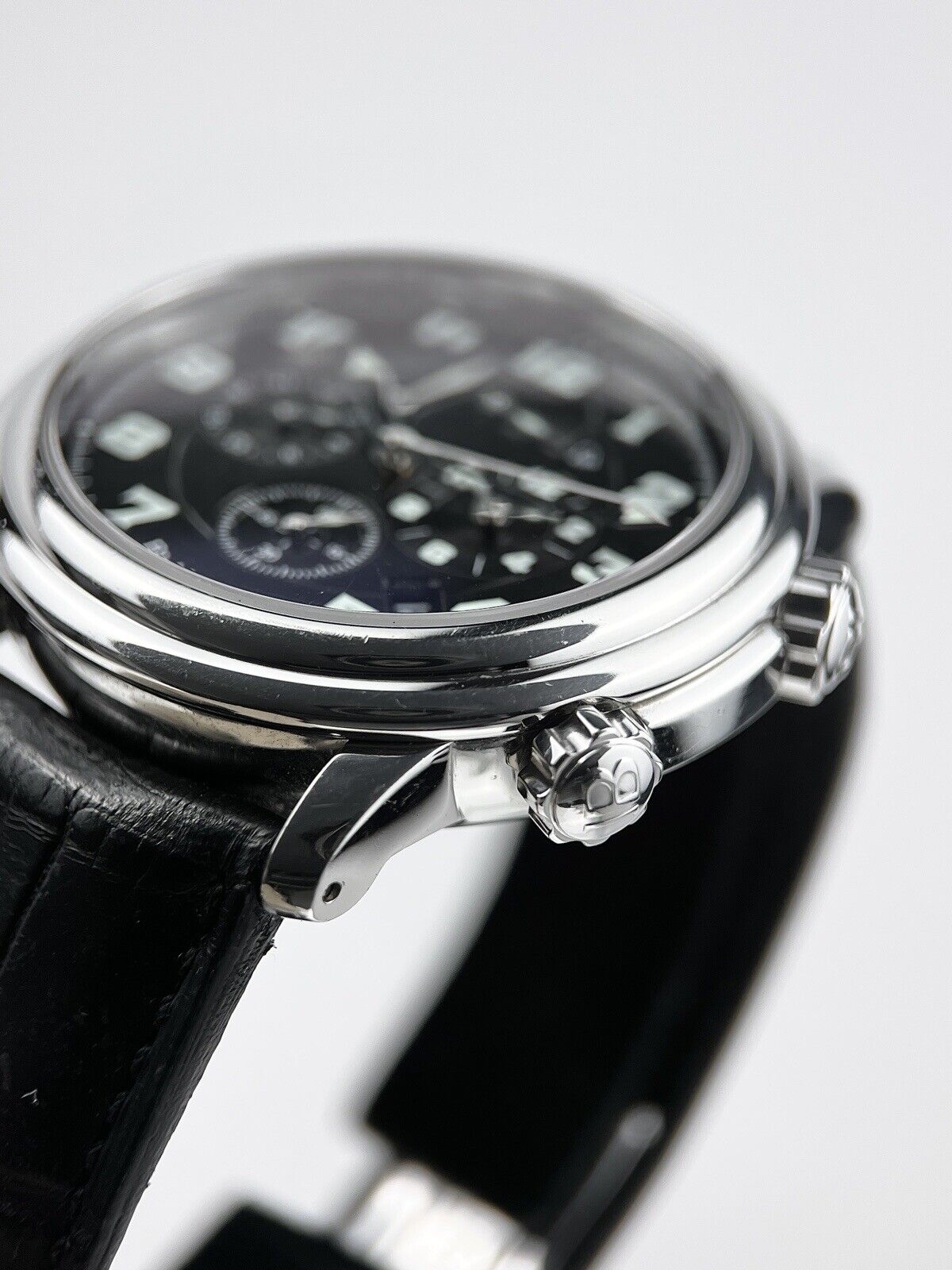 Blancpain Leman Reveil Alarm GMT Automatic Steel Men's Watch 2041-1130M-71A