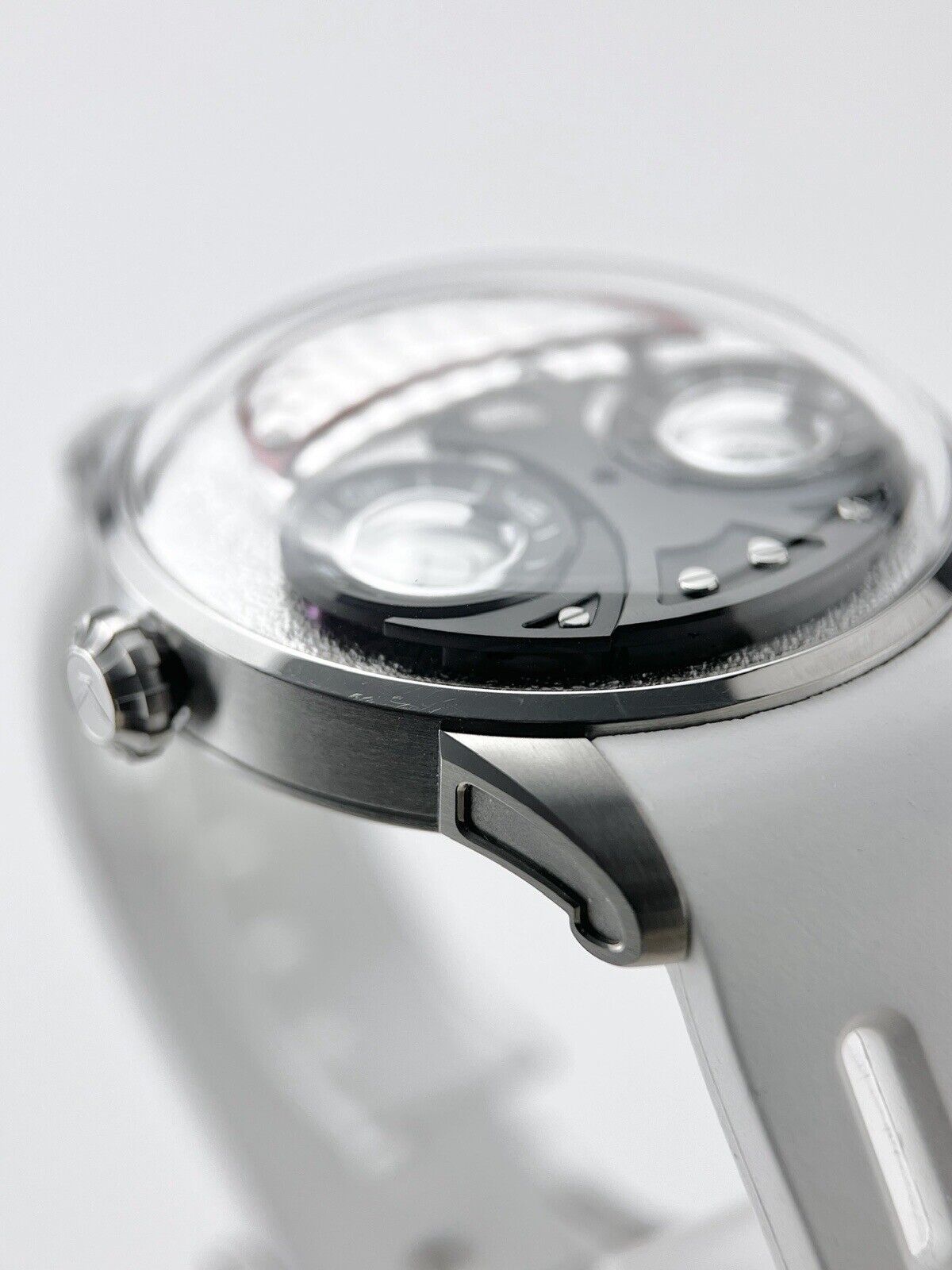Behrens Chaykin Joker Automatic 42mm Watch BHR028T White Dial - Box And Papers