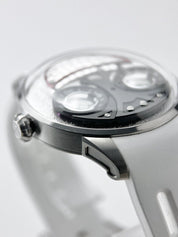 Behrens Chaykin Joker Automatic 42mm Watch BHR028T White Dial - Box And Papers