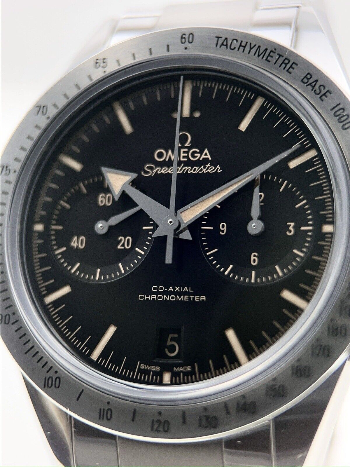 Omega Speedmaster 57 Stainless Steel Black 42mm Automatic Men’s Watch B&P 2022