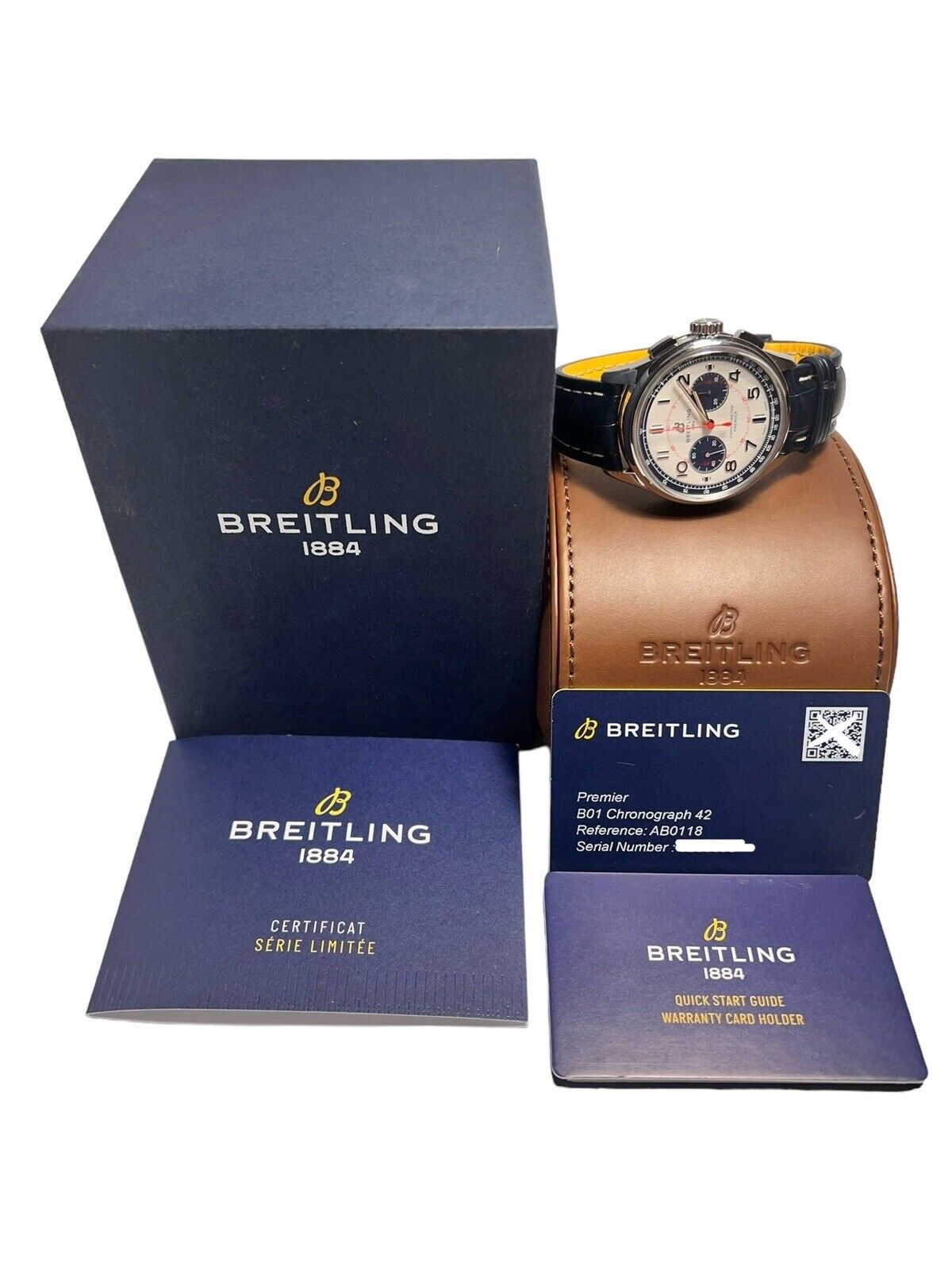 Breitling Premier B01 Chronograph Limited Edition Steel Blue 42mm Automatic Mens