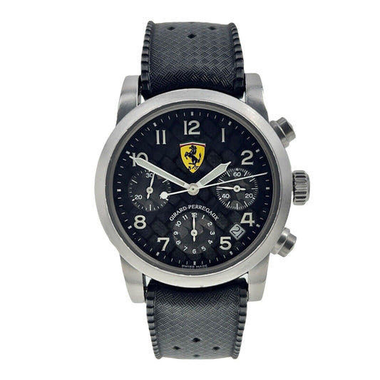 Girard Perregaux Ferrari Automatic 38mm Black Dial 8020 Stainless Steel Watch