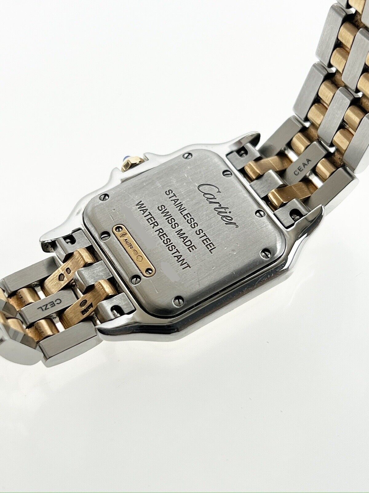 Cartier Panthere Two Row 22mm Quartz W2PN0006 Gold/Steel Watch - Current Model