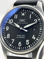 IWC Pilot Mark Stainless Steel Black 40mm Automatic Men’s Watch IW327009