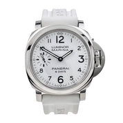 Panerai Luminor Marina 8 Days PAM00563 Hand-Wound White Dial Men's Watch B&P