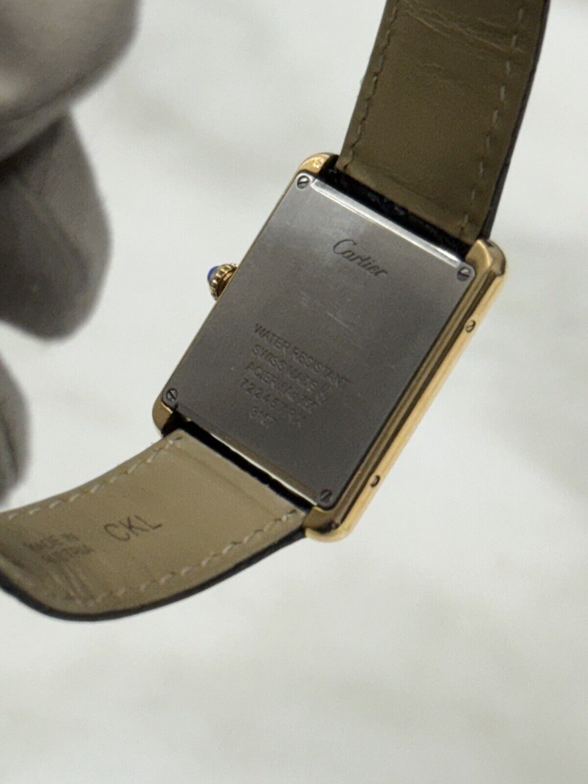 Cartier Tank Solo Rose 18k Gold 3167 27.5mm Quartz Movement Unisex Watch