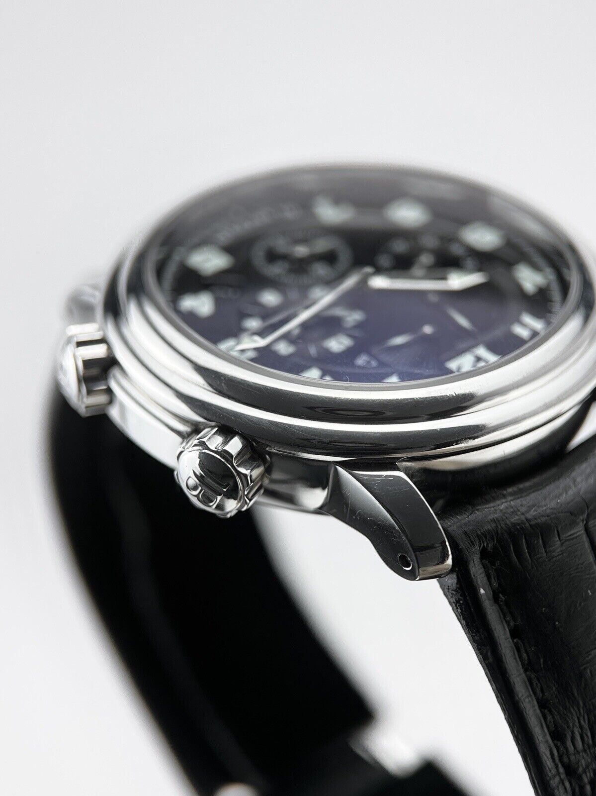 Blancpain Leman Reveil Alarm GMT Automatic Steel Men's Watch 2041-1130M-71A