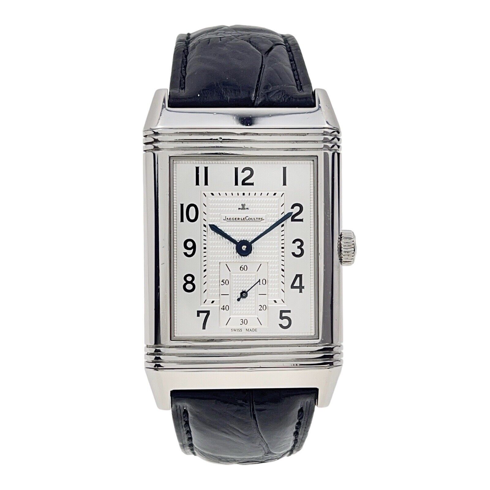Jaeger LeCoultre Grand Reverso 976 Steel 30x48mm Manual Wind Mens Watch Q3738420