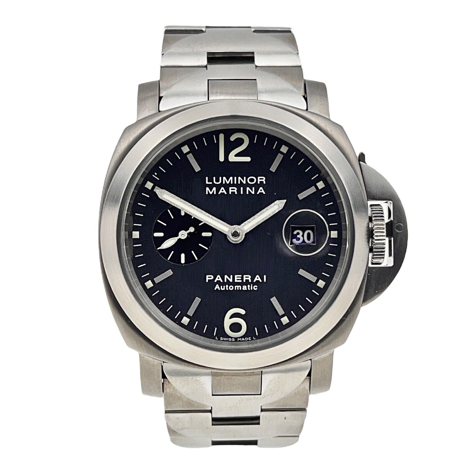 Panerai Luminor Marina Titanium Gray 44mm Automatic Men’s Watch PAM00091