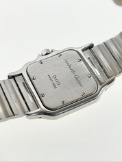 Cartier Santos Galbee Steel & Gold 29x41mm Quartz Movement Watch 187901