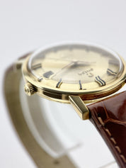 Omega Constellation Pie Pan 18k Solid Gold Watch 168.010/11 Automatic 34mm