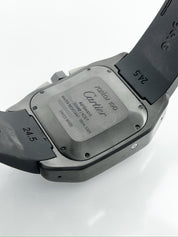 2010 Cartier Santos 100 Automatic Chronograph 47x55mm Titanium -  Box & Papers
