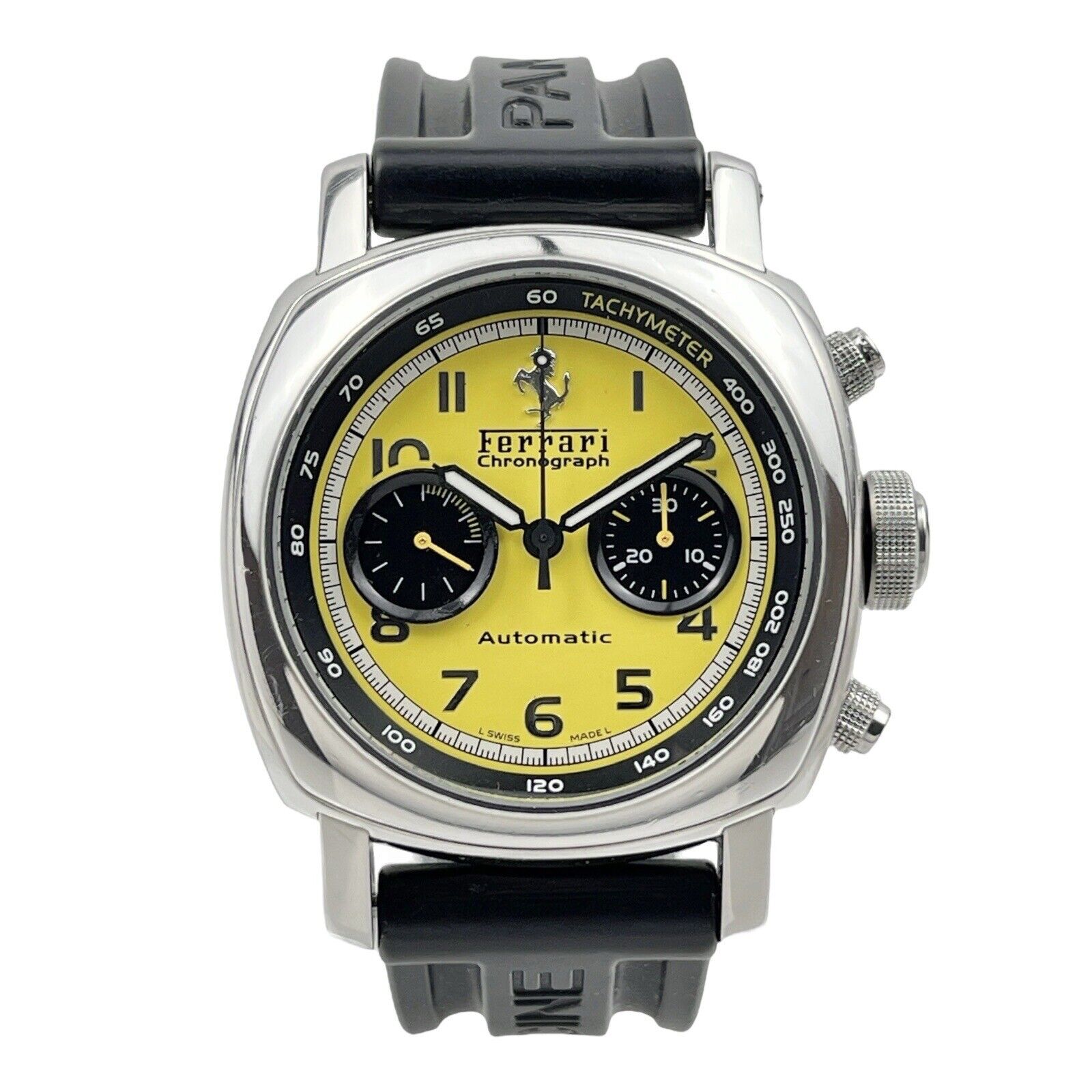 Panerai Ferrari Limited Edition Chrono 45mm Yellow Dial FER00011 Automatic Watch