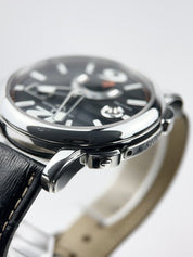 Ulysse Nardin Dual Time 243-55 Men's Black Dial Automatic 42mm Watch With Box