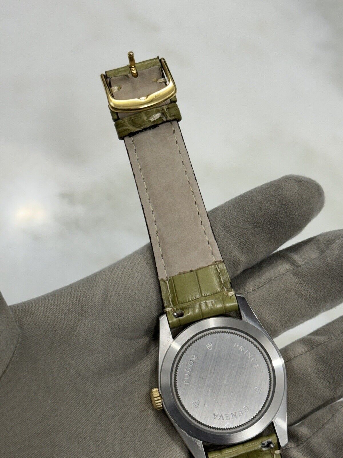Tudor Prince Date-Day 76213 Automatic Factory Diamond Dial -  Box/Papers