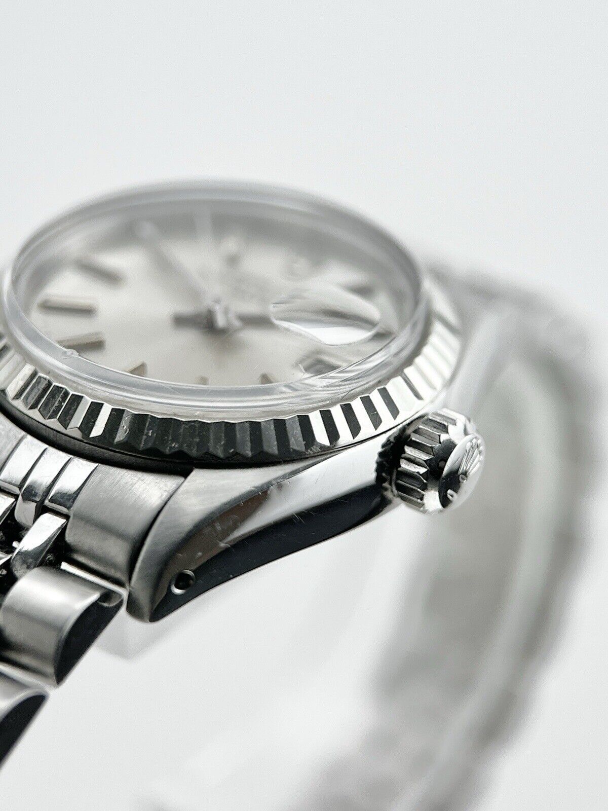 Rolex Lady-Datejust Automatic Watch 26mm Silver Dial 6917 - Watch Only