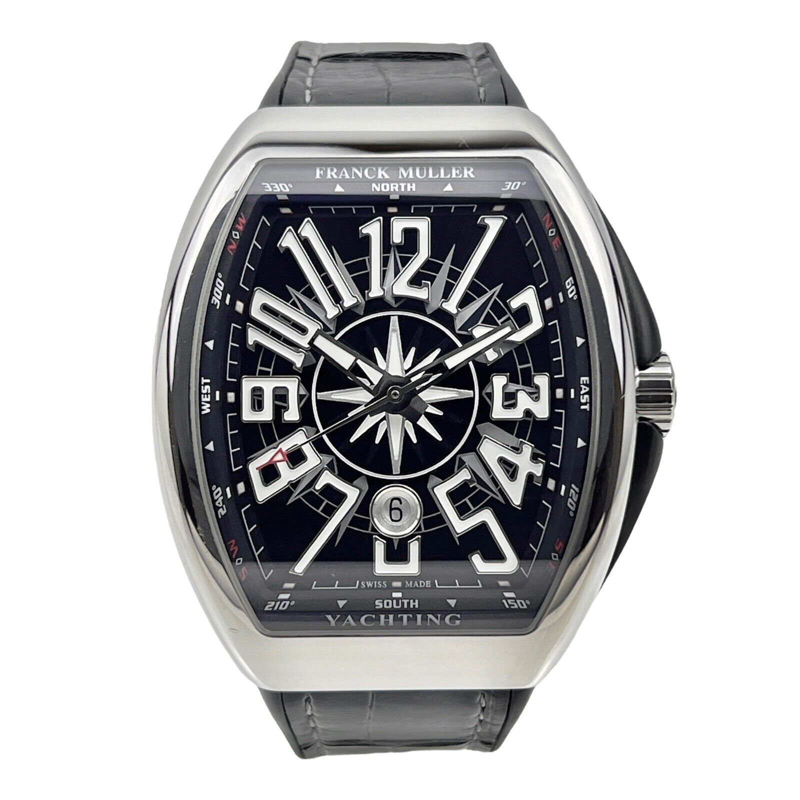 Franck Muller Vanguard Yachting Automatic 45mm Black Dial V45SCDT - B&Ps
