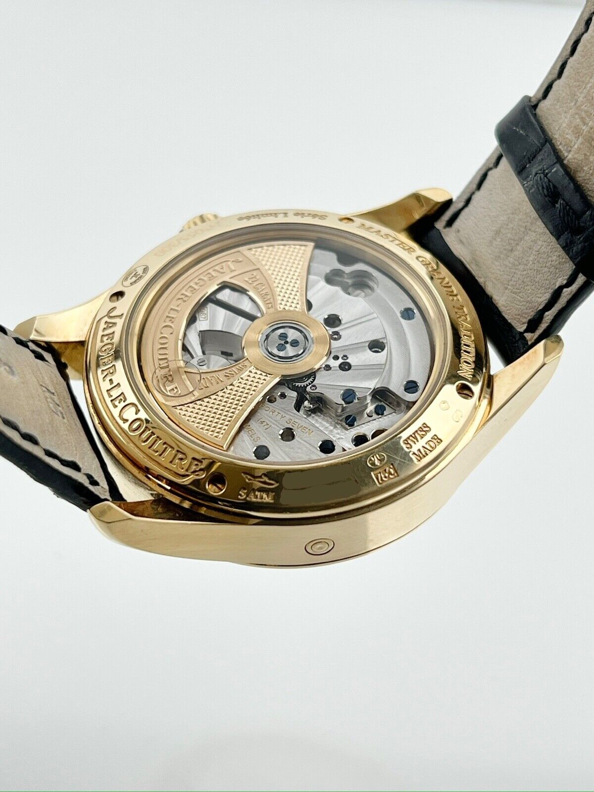 Jaeger Lecoultre Master Grand Tradition Tourbillon Perpetual 18K Gold Watch