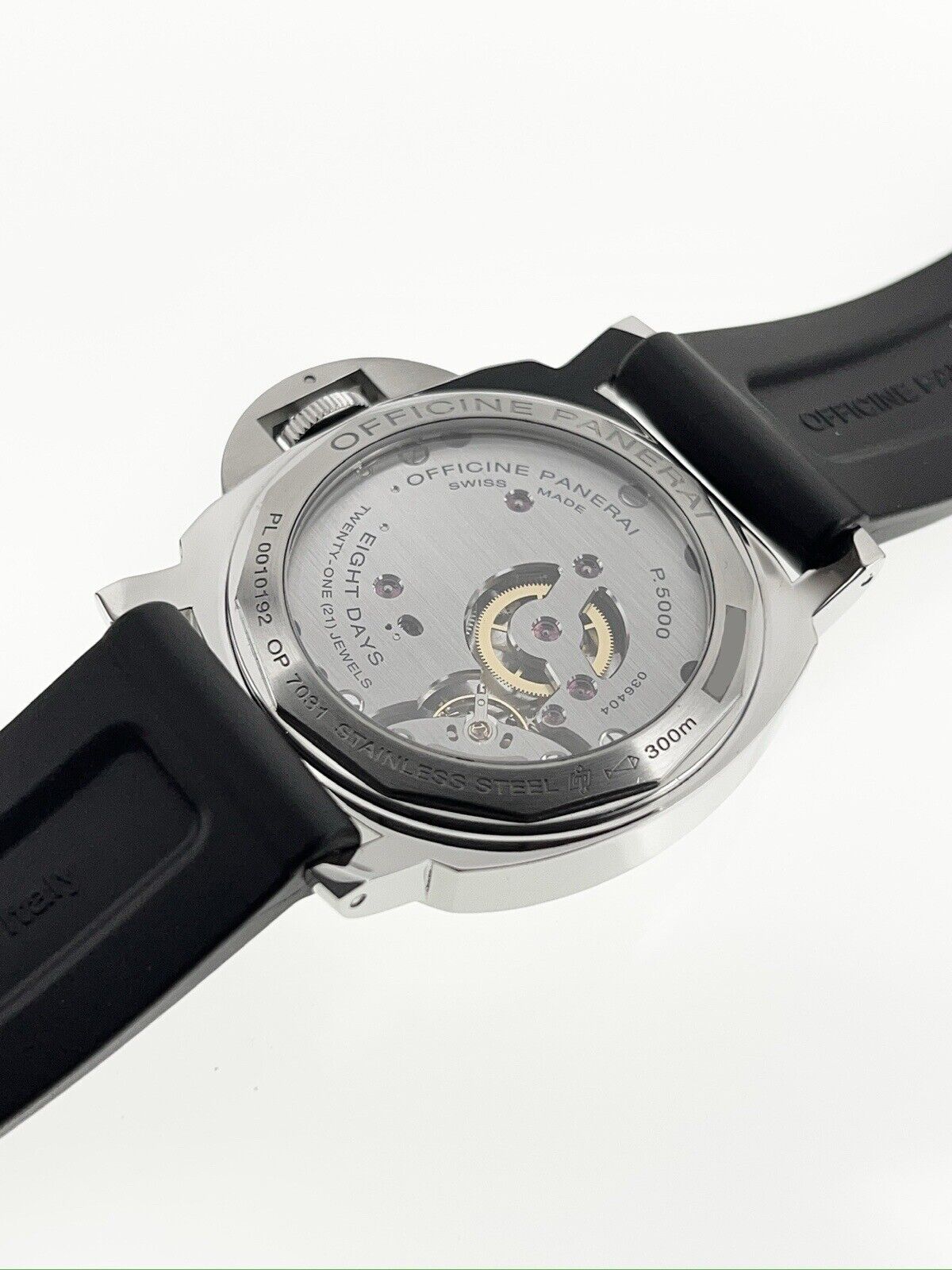 Panerai Luminor Base 8 Days Manual Wind Watch 44mmm White Dial PAM00561 - B&P