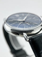 2013 IWC Portofino 45mm Blue Dial Manual Winding Watch IW51010 -  Box And Papers