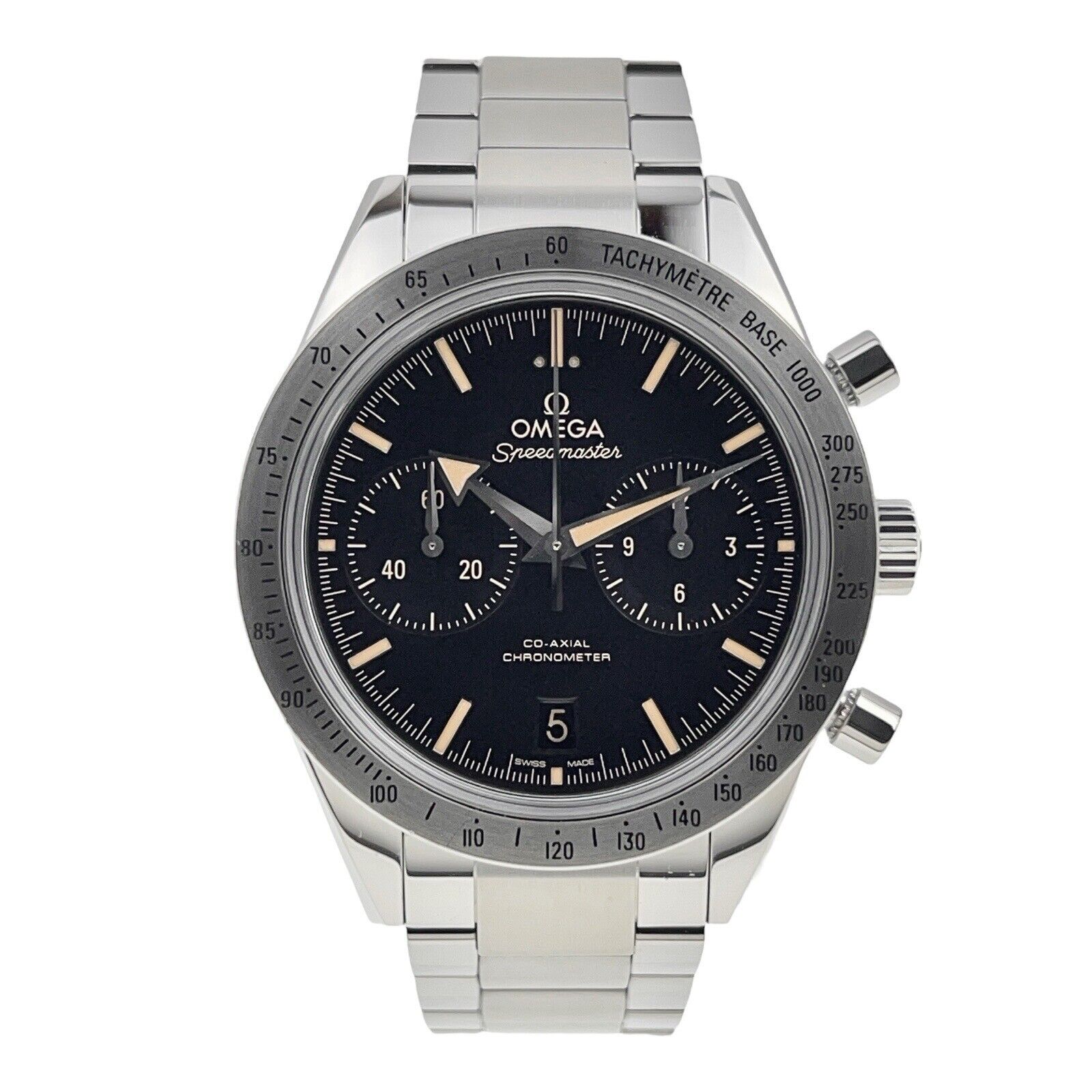 Omega Speedmaster 57 Stainless Steel Black 42mm Automatic Men’s Watch B&P 2022