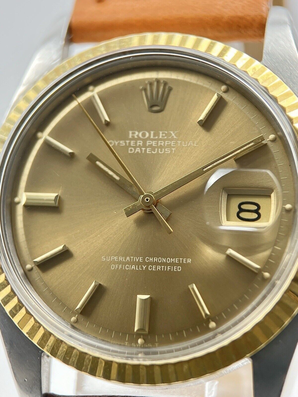 Rolex Datejust 1601 Automatic 36mm 18k Gold & Stainless Steel Men’s Watch
