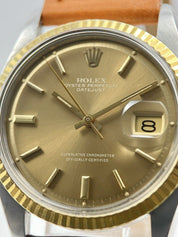 Rolex Datejust 1601 Automatic 36mm 18k Gold & Stainless Steel Men’s Watch