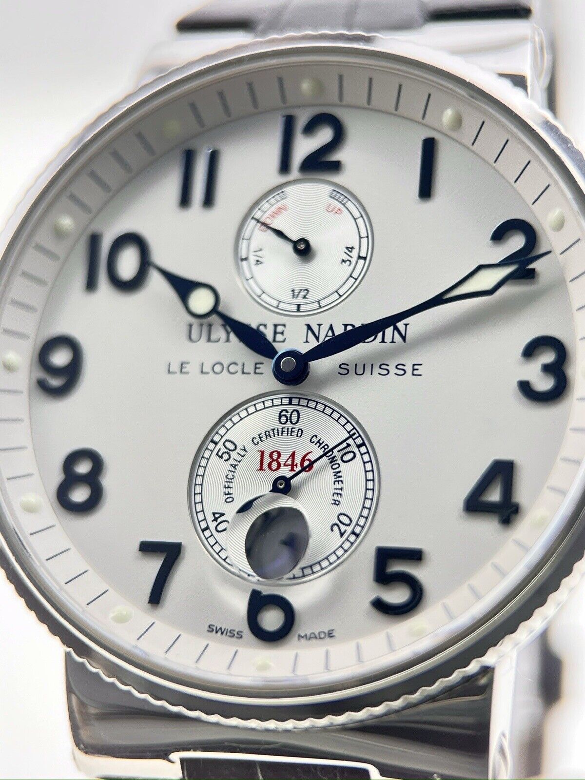Ulysse Nardin Automatic 41mm Cream Dial 263-66 Stainless Steel - Watch Only
