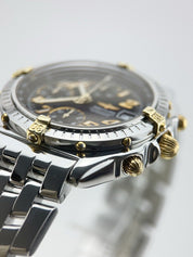 Breitling Chronomat Stainless Steel & Gold Black 39mm Automatic Men’s Watch
