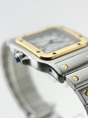 Cartier Santos Galbee Steel & Gold 29x41mm Quartz Movement Watch 187901
