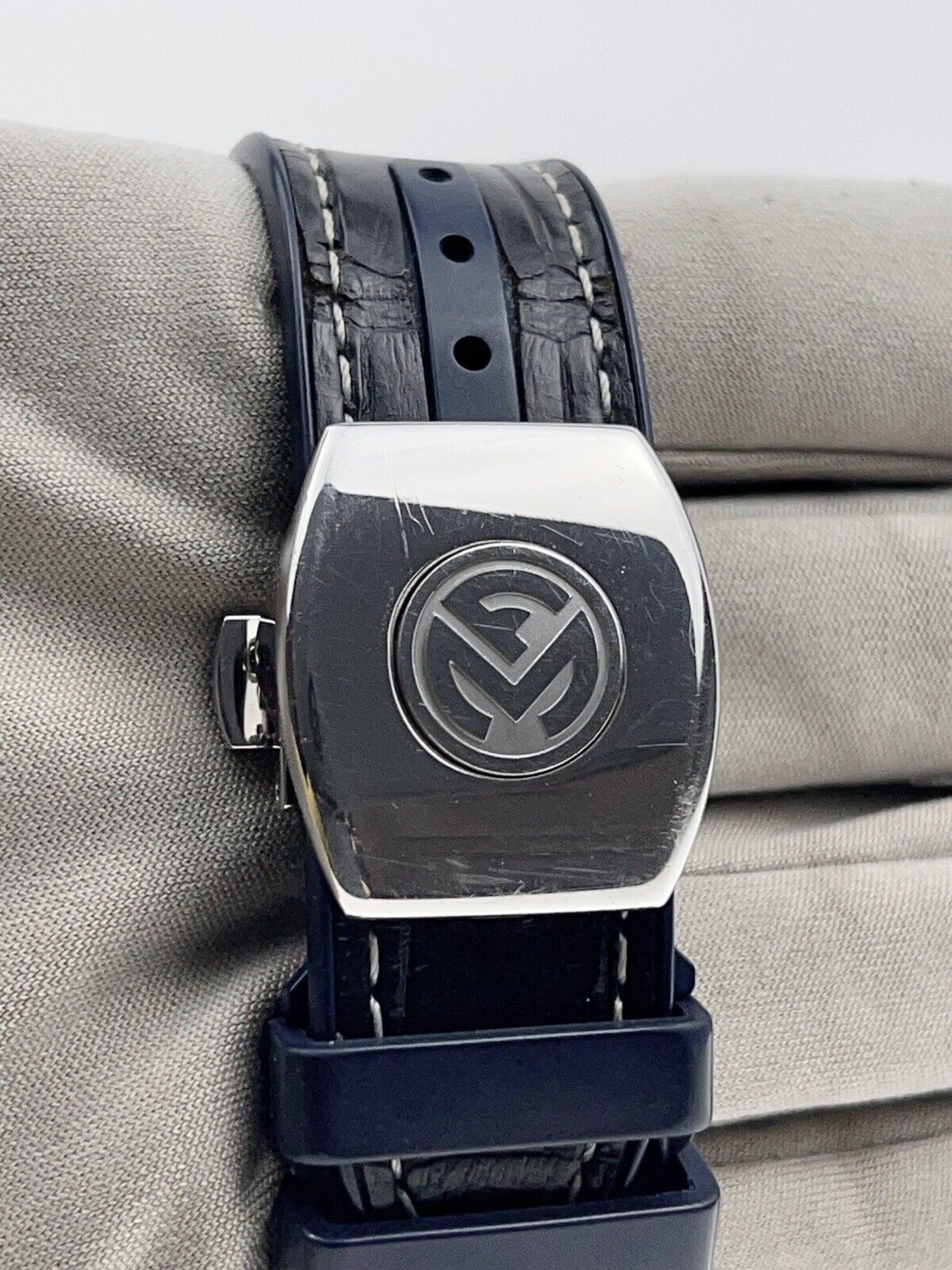 Franck Muller Vanguard Yachting 44mm Automatic Ref. V45SCDT Blue Dial Watch
