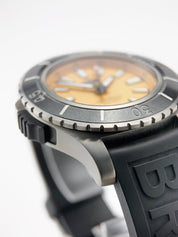 Breitling Superocean Yellow Men's 48mm Automatic Watch Titanium - Box And Papers