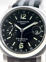 Panerai Luminor GMT Stainless Steel Black 40mm Automatic Men’s Watch PAM00244