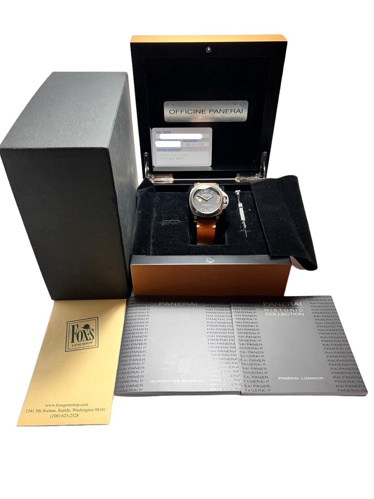 Panerai Luminor Marina Titanium 44mm Manual Wind Men’s Watch PAM00177