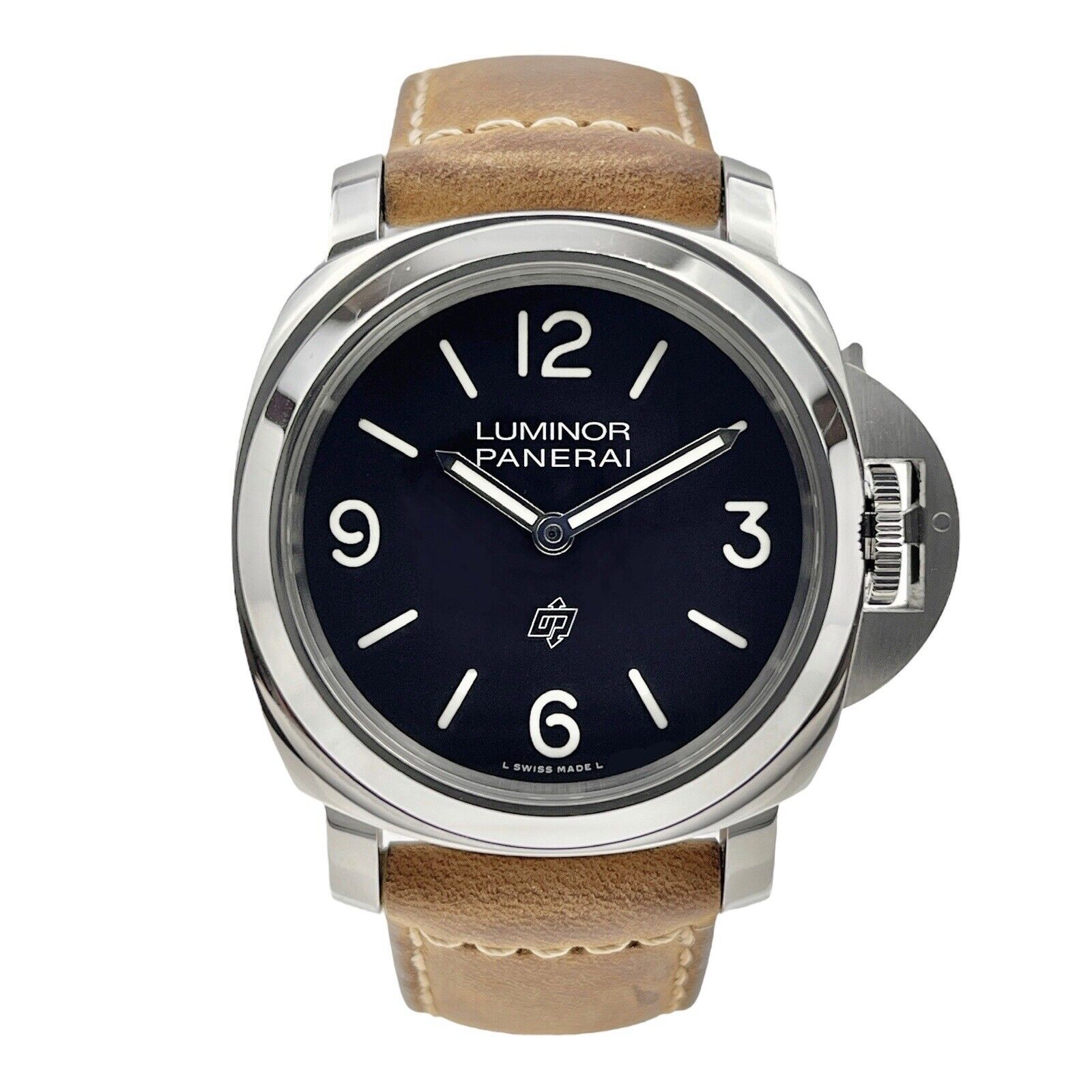 Panerai Base Logo Manual Wind Movement 44mm Black Dial PAM01086 - Box & Papers