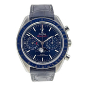 Omega Speedmaster Stainless Steel Blue 44mm Automatic Men’s 304.33.44.52.03.001