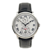 Ulysse Nardin Marine Chronomaster Ref-263-22 Automatic 38mm White Dial B&P