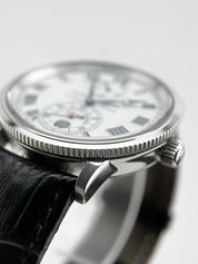 Ulysse Nardin Marine Chronomaster Ref-263-22 Automatic 38mm White Dial B&P