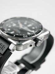 Bell＆Ross BR03-92 Date Black Dial Automatic Men's Watch 42mm Box And Papers