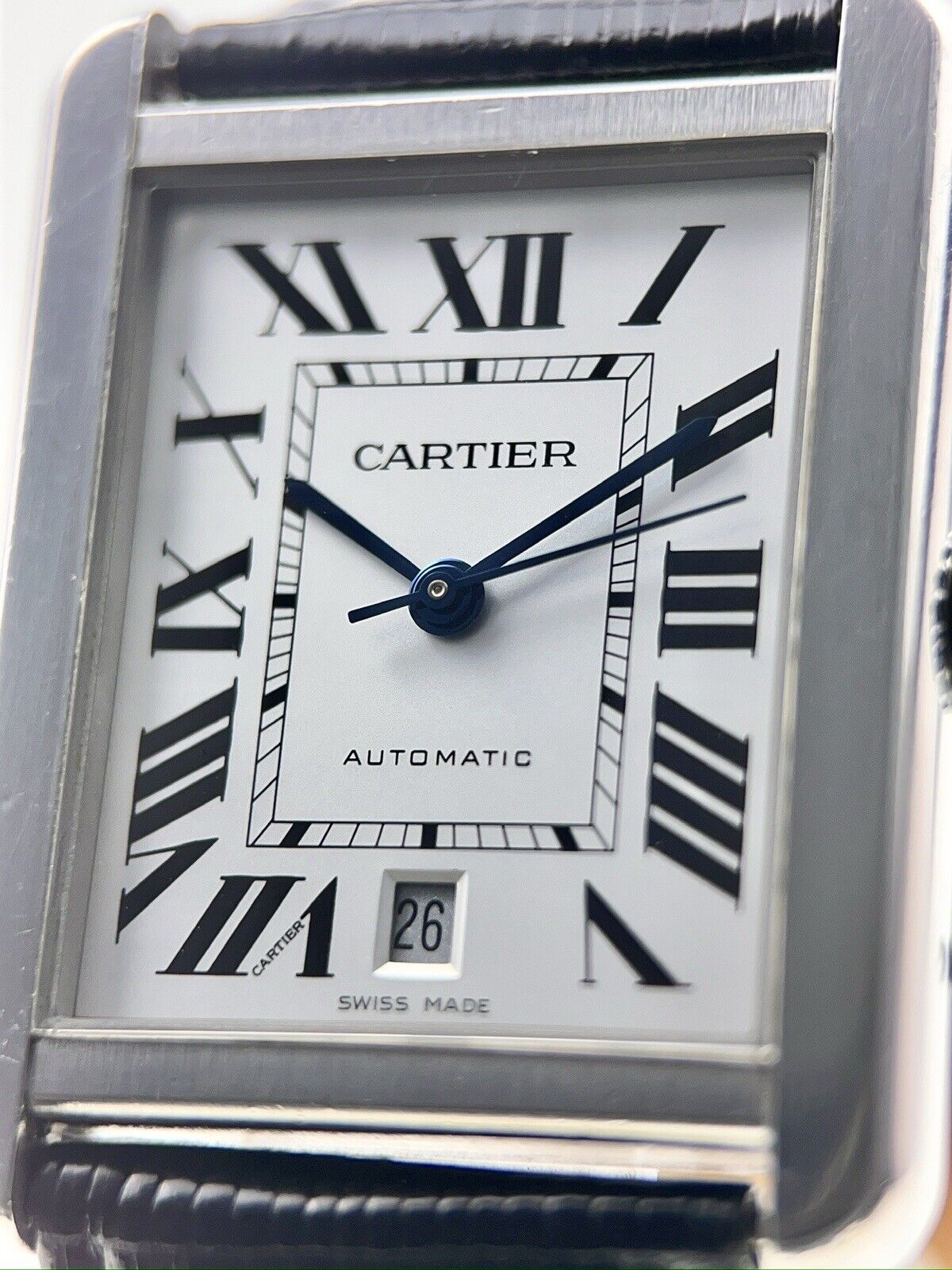 Cartier Tank Solo XL Stainless Steel 31x41mm Automatic Men’s Watch WSTA0029