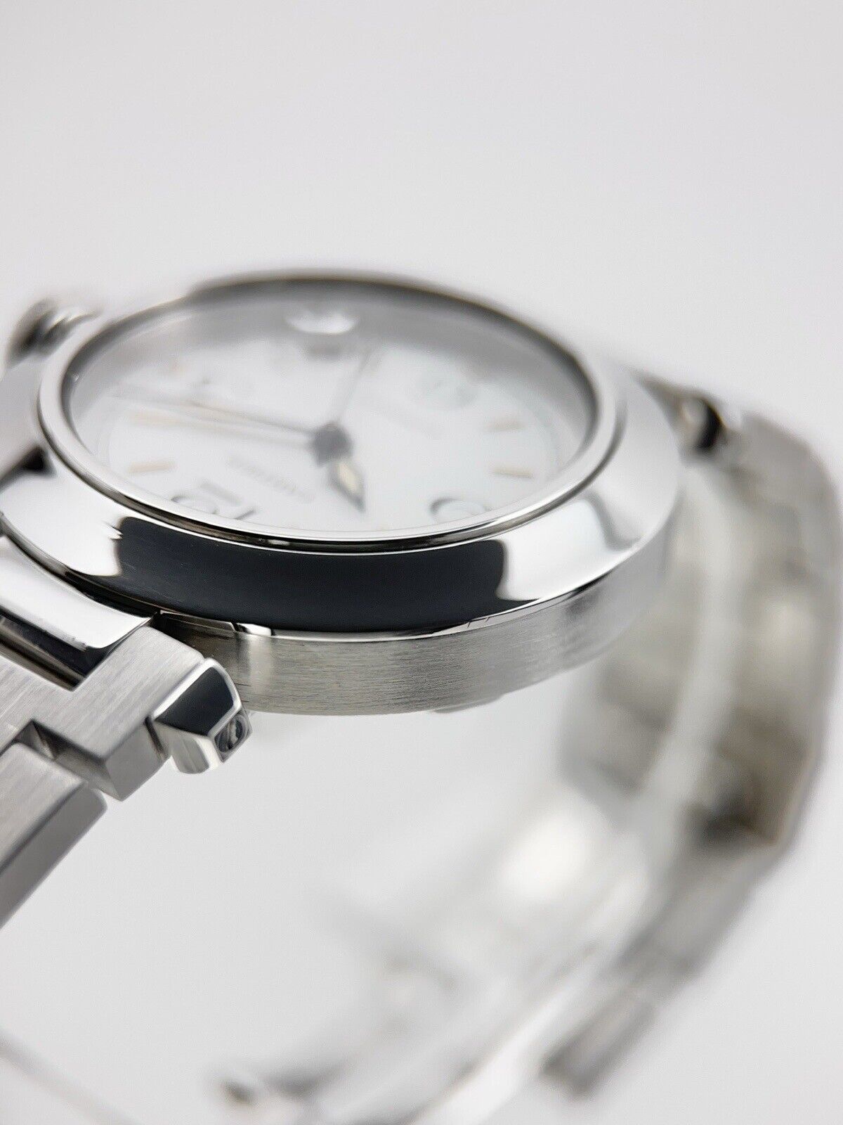 Cartier Pasha Stainless Steel White 35mm Stainless Steel Automatic Watch 2324